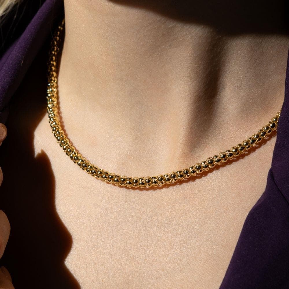Choker Corrente Dourado — miniatura 2