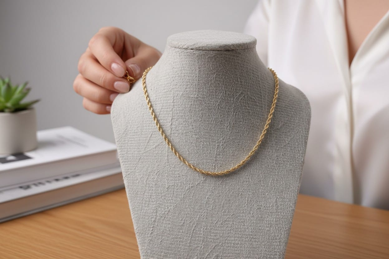 Choker Cordão Baiano Dourado